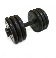 Гантель разборная MB Barbell Atlet 32,5 кг, гриф 41 см