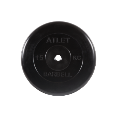 Диск (блин) MB Barbell Atlet 15 кг 26 мм.