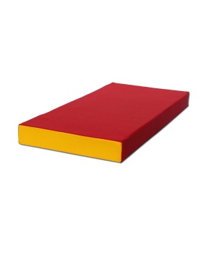Мат для шведской стенки Sportlim Красно-желтый (100/50/10 см)