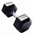 Гантель неразборная Original Fit.Tools FT-HEX 32,5 кг