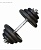 Гантель разборная MB Barbell Atlet 22,5 кг 1 шт