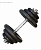 Гантель разборная MB Barbell Atlet 22,5 кг