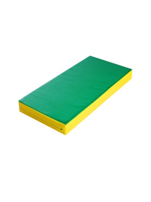 Мат для шведской стенки Sportlim Зелено-желтый (100/50/10 см)